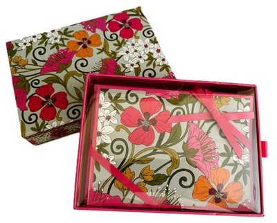 New Vera Bradley Tea Garden Note Cards & Envelopes Set NIP NIB