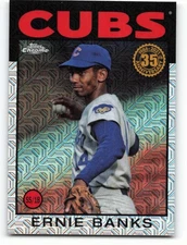 2021 Topps Update Chrome Silver Packs Mojo #86C-23 Ernie Banks Cubs NM- ID:35740