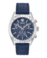 Versace Mens  Stainless Steel 44mm Strap Fashion Watch