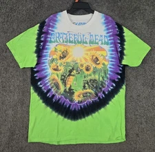 Vintage Liquid Blue Grateful Dead Shirt 2XL Terrapin Station Turtle Tie Dye 