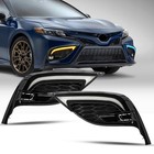For Toyota Camry 2021-2024 LED DRL Daytime Running Light w/ Turn Fog Lamp Cover