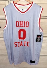 NWT Ohio State Buckeyes Basketball Jersey Prosphere Size XL #0