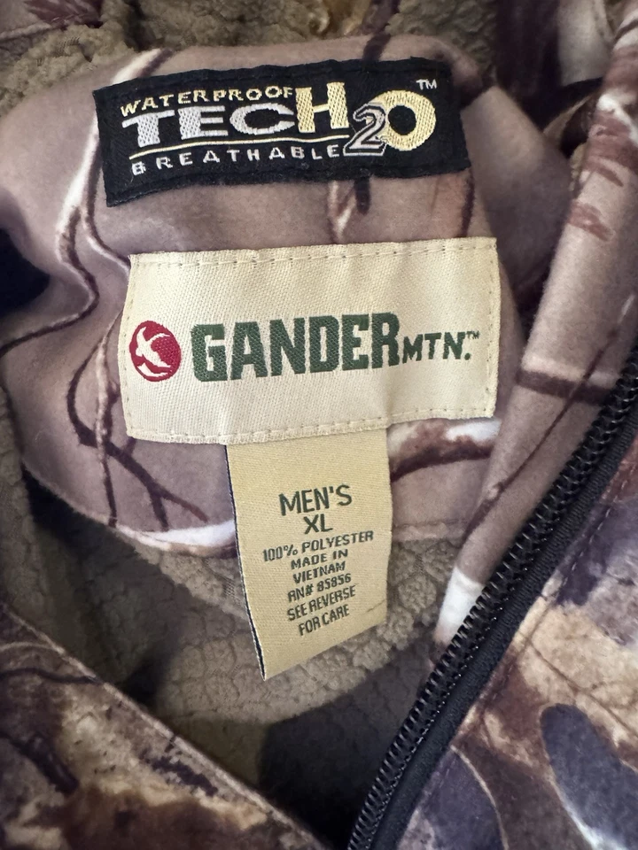 Chaqueta Pullover Gander Mountain Para Hombre Gris 1/4 Cremallera Talla XL Foto 3 de 3