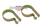 <!--F#f_0-->Holden Exhaust Tail Pipe Bracket / Clamp PAIR - 3