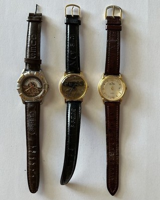 Vintage 1990's GUESS - Quartz Watches x 3