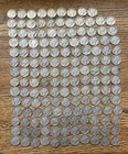 Mercury Silver Dime 10C Lot of 152 Mixed Dates/Mints 90% Silver Business Strike
