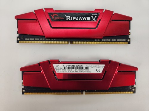 G.Skill Ripjaws V 32GB DDR4-2400Mhz 32 GB 2 x 16 GB DDR4 F4-2400C15D-32GVR