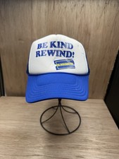 Vintage Otto BLOCKBUSTER VIDEO HAT * BE KIND REWIND! * Snap Back Trucker