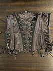 LEG AVE - Women's  Black  Burlesque Waist Cincher - Size L — photo 1