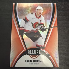 25-26 UD Allure Hockey Red Rainbow 77 Matthew Tkachuk
