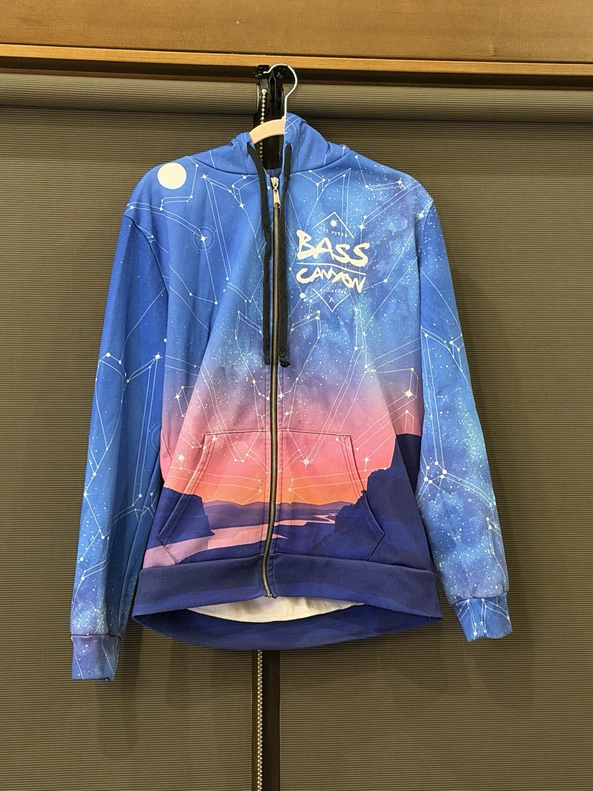 Excision Bass Canyon Festival 2018 Full-Zip Hoodie Size L - First Bass Canyon