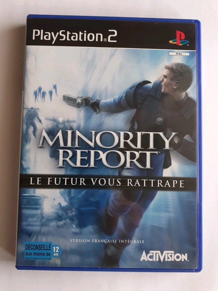 Minority Report PS2 Complet TBE PAL FRA Policier Tir Futuriste Spielberg Film - Photo 1/4