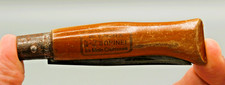 ANCIEN PETIT COUTEAU OPINEL N°6 LA MAIN COURONNEE 1ER CHOIX