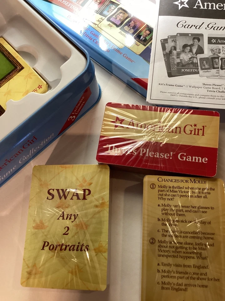 Pleasant Company "Juego de Cartas Colección American Girls" Sellado de Fábrica 2002 De Colección Foto 3 de 4