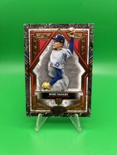 2025 Topps Tier One ROKI SASAKI #75 RC Rookie Bronze Foil SP Los Angeles Dodgers