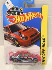2013 Mattel Hot Wheels SUBARU IMPREZA WRX RACING HW OFF-ROAD RED 108/250 NIP👀🔥