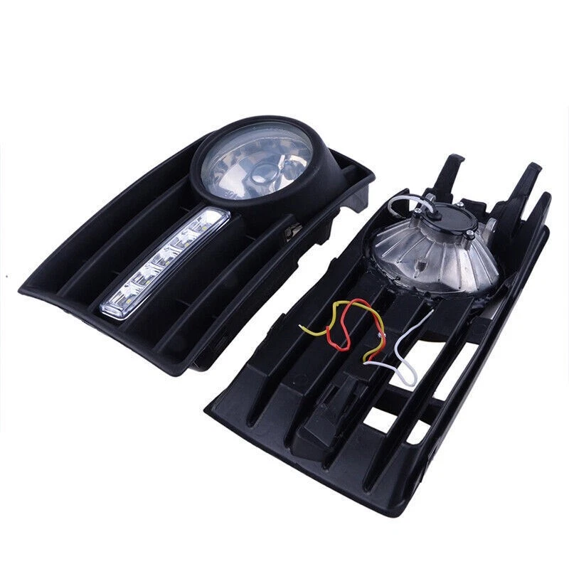 2x FOG LIGHTS LAMPS GRILLE H3 NEW FOR VW FOR GOLF 5 MK5 for RABBIT Foto 2 de 4