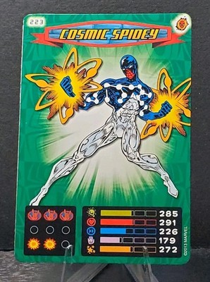 2013 Marvel Spider-Man Heroes & Villains 223 COSMIC SPIDEY Power Card Collection