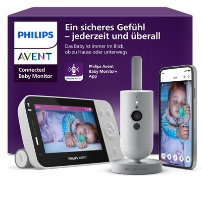Philips AVENT Connected Babyphone mit Kamera und WLAN hochwertiger HD Kamera