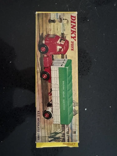 Dinky 914 BRS AEC Articulated Lorry In Original Box -Vintage, Rare Model, Mint