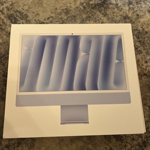 New! Apple iMac 24” Desktop Blue M4 2024 Box Only !