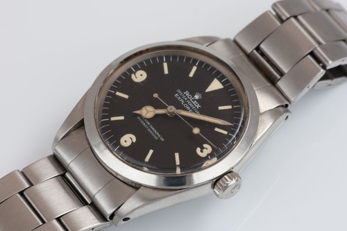 Original 1967 Rolex Explorer 1 SS 36mm 1016 Watch Cal. 1570 Matte FAT FONT Dial - Picture 2 of 19