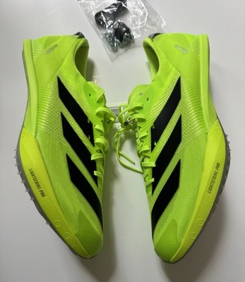 Adidas Adizero Finesse Lucid Lemon Track Spikes IG2018 Black Men's Size 10