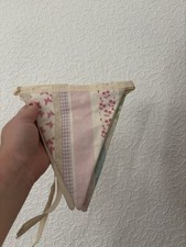 Laura Ashley Handmade Clementine Wall Bunting 6 Flags