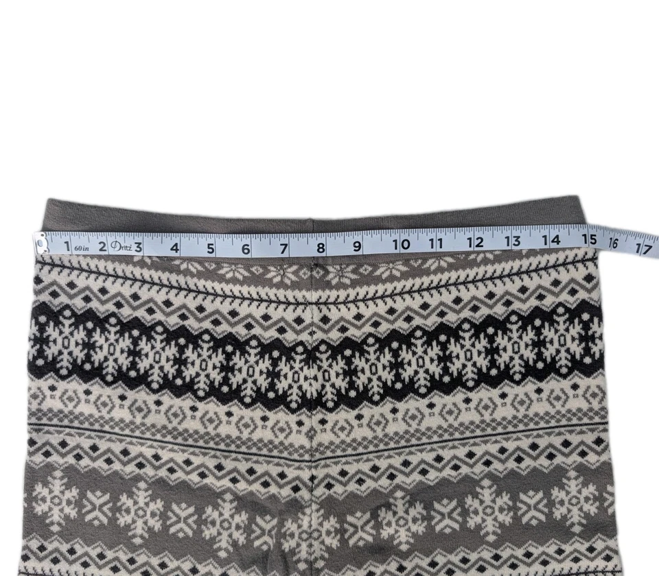 Forever 21 Mujer Talla L Invierno Tema Copo de Nieve Tejido Suéter Leggings Cálido  Foto 4 de 4