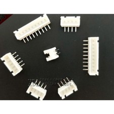 100PCS Curved pin XH 2.54mm white terminal block 2P/3P/4P/5P/6P/7P/8P/10P #TT