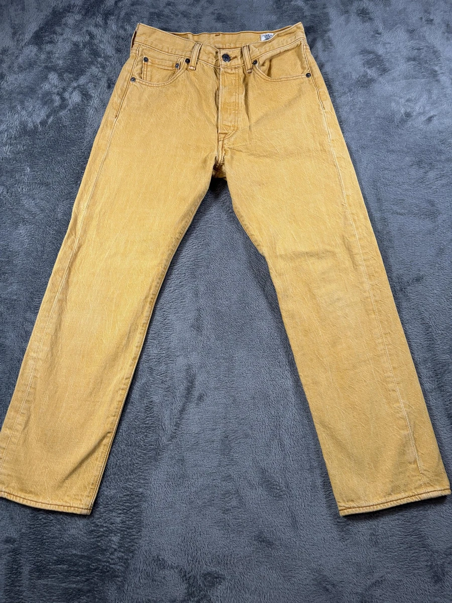 Levi's 501 Yellow Jeans for Men for sale | eBay