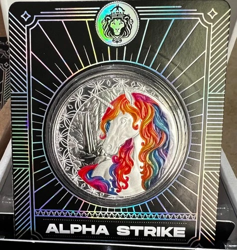 2025 Scottsdale ALPHA STRIKE Unicorn BLOSSOM 1 oz 999 Fine Silver Mythical Horse