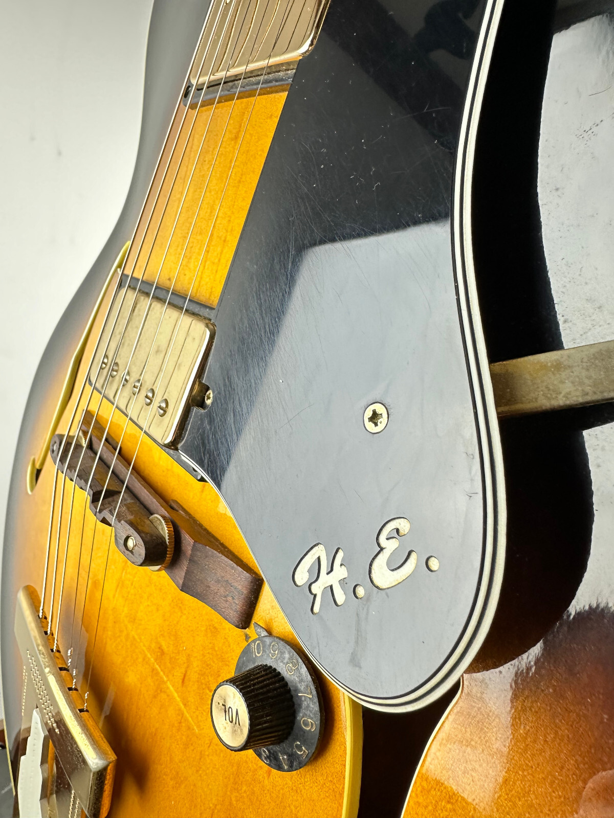 Aria Pro II Herb Ellis Signature PE175 1981 Sunburst Jazz Guitar Rare