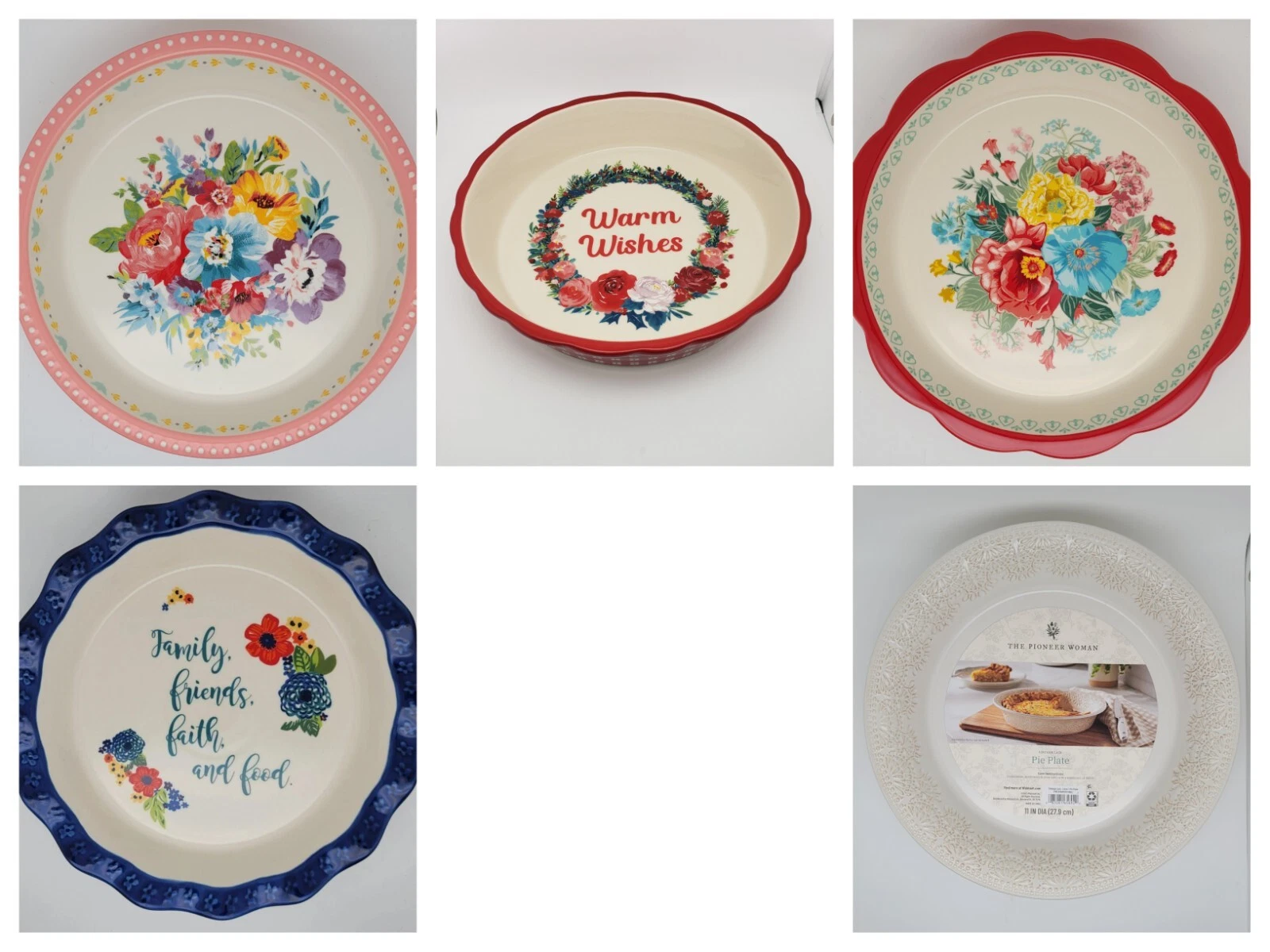 Pioneer Woman Assorted Pie Plate, New and Used!