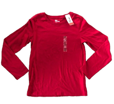 Epic Threads Boys Red Long Sleeve T-Shirt Size X-Large (A4)
