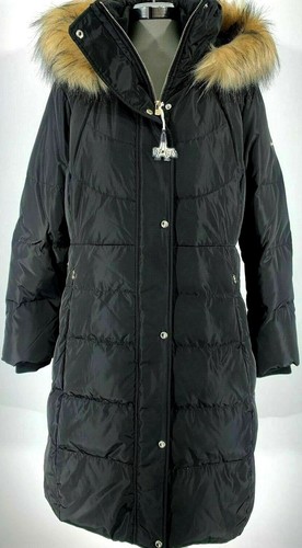 DOWN JACKET PUFFER COAT HOODED sz 