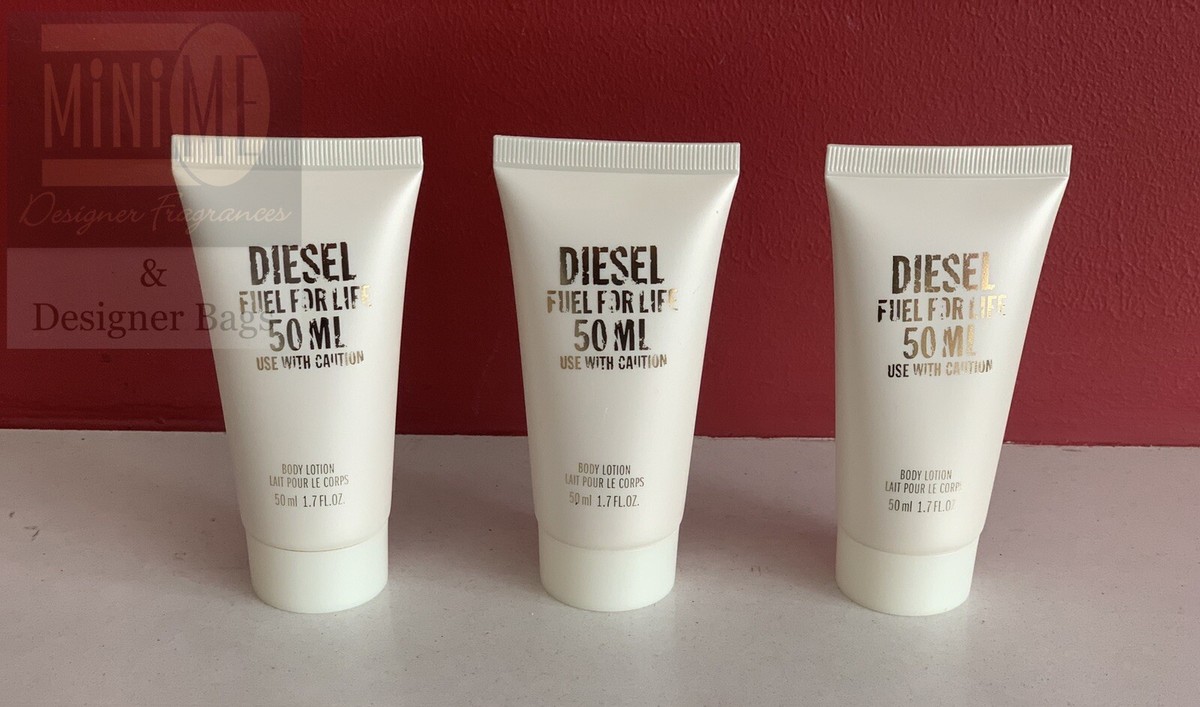 🆕Diesel fuel for life 150ml (3 X 50ml)Body Lotion, Use With