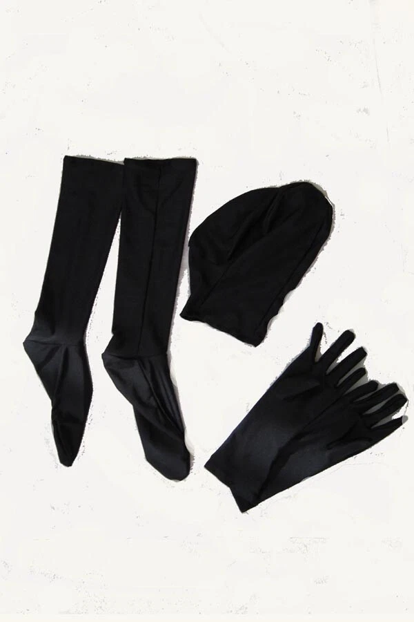 Catsuit Combinaison Gothique En Mat Lycra - Photo 4/4