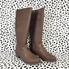 KOHL'S Women's Sonoma Goods For Life TALL Brown Women's Knee-High Boots sz 9M