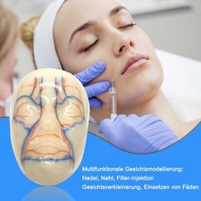 1x Face Microcosmetic Training Model f&uuml;r Injektionsf&uuml;ller-Medical Practice Train