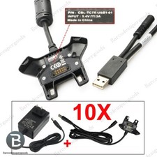 10Pcs USB Cable for Zebra Symbol TC70X TC70 TC75 TC72 TC77 PN:CBL-TC7X-USB1-01