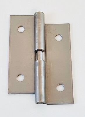 McMASTER CARR 4'' X 1-1/2'' Right Side Surface-Mount Lift-Off Hinge W/ Holes 304SS