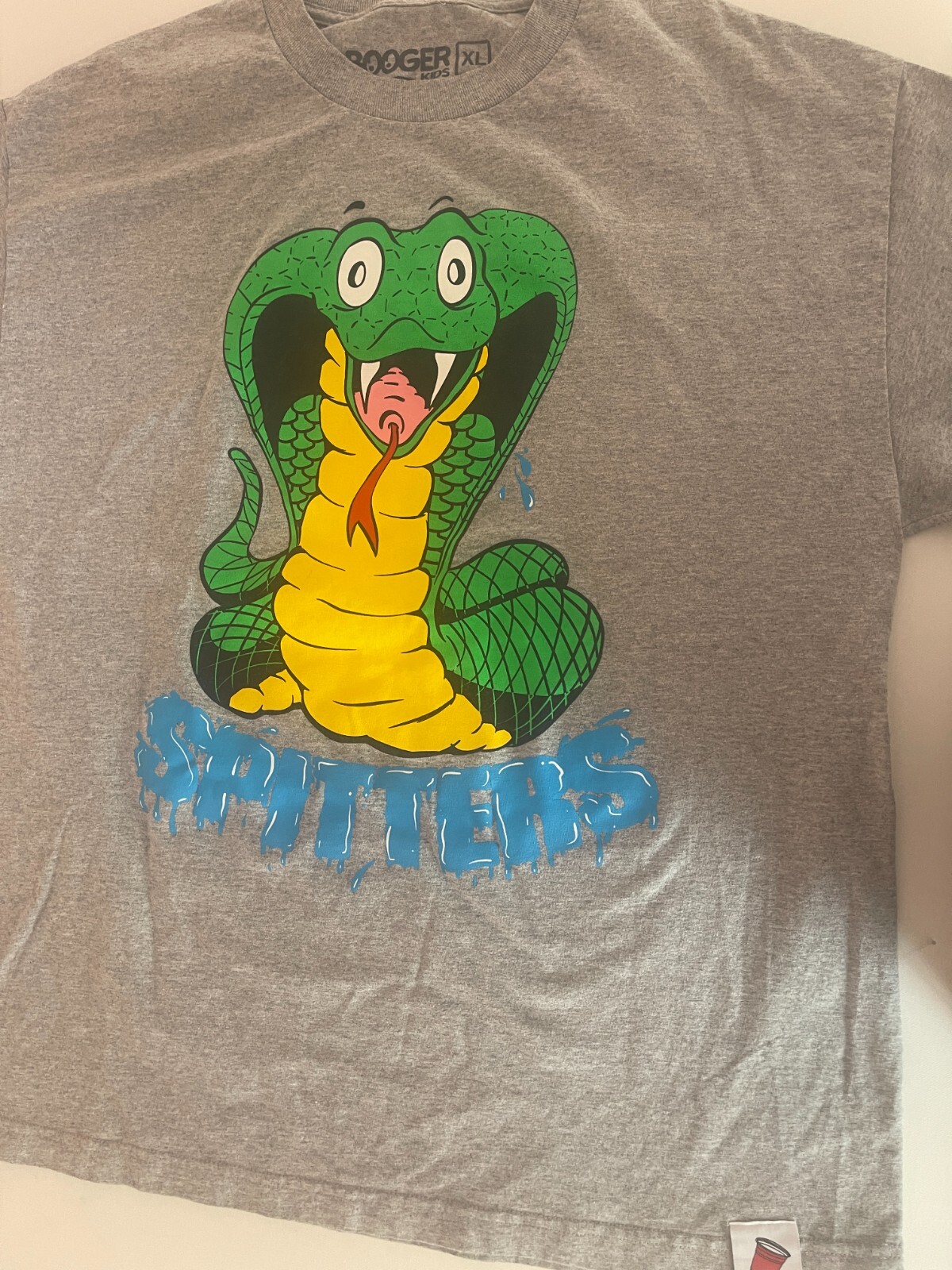 Vintage Y2K Shirt Cobra Green Spitters XL BOOGER KIDS SNAKES eBay