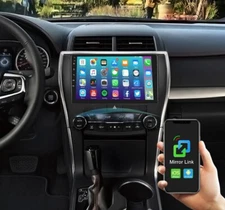 For 15-17 Toyota Camry 8-Core Radio RDS GPS Stereo Apple CarPlay Android Auto