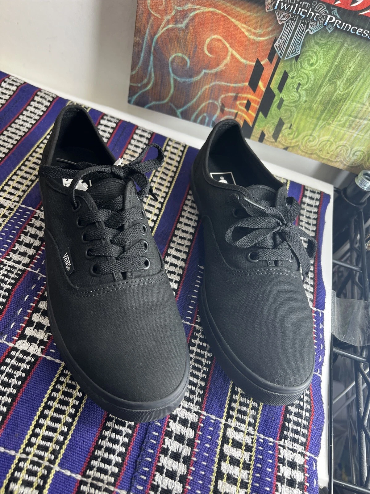 Sneakers basse uomo 7 5 donna 9 0 US VANS nere 721356