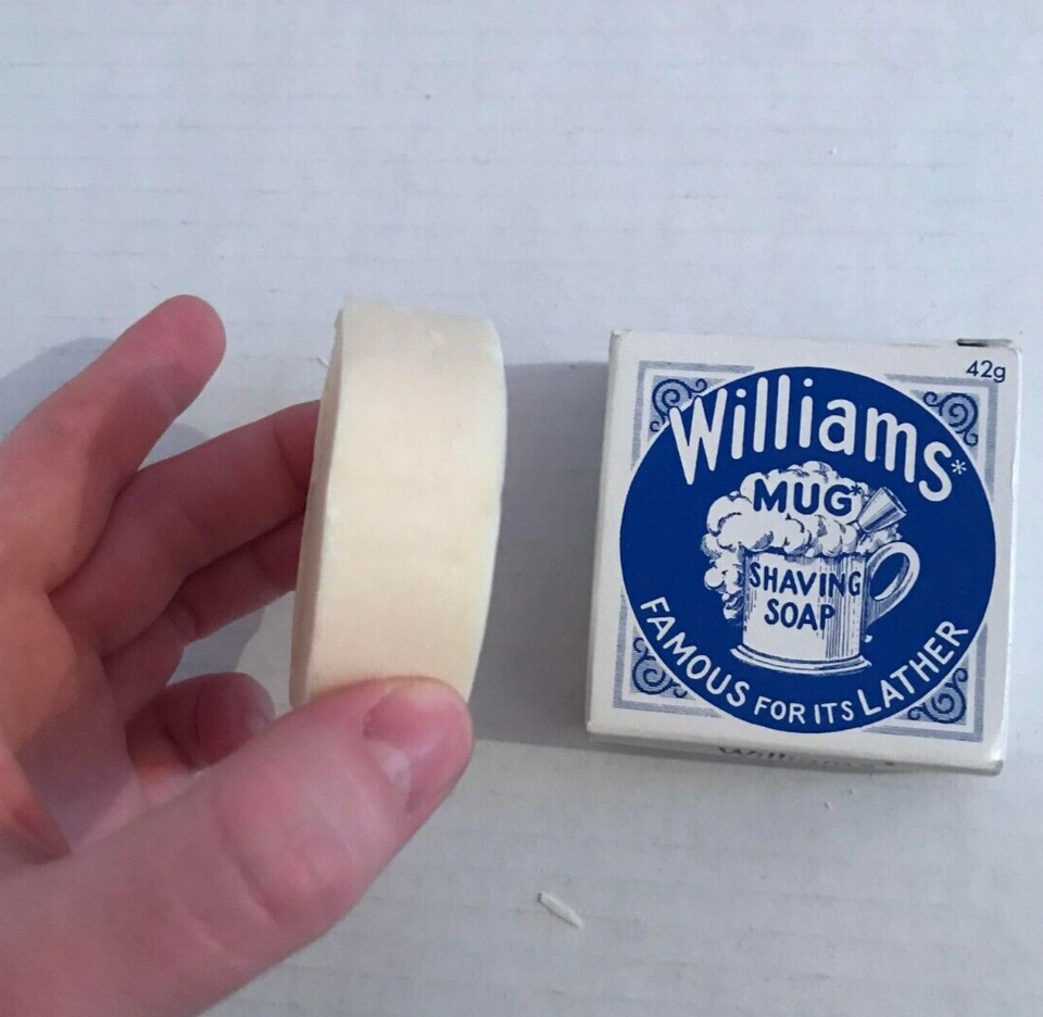 Vintage Williams Mug Shaving Soap 42g Discontinued New in Box eBay