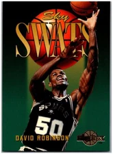 1994-95 SkyBox Premium #335 David Robinson - Sky Swats HOF FREE SHIPPING!