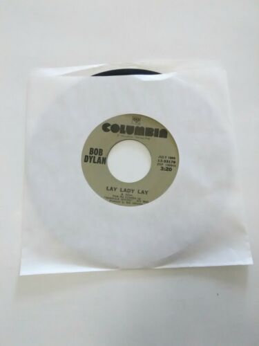 45 RPM RECORD, BOB DYLAN."LAY LADY LAY"?"COLUMBIA REPRINT NM CONDITION 1969 3178 - Afbeelding 1 van 4