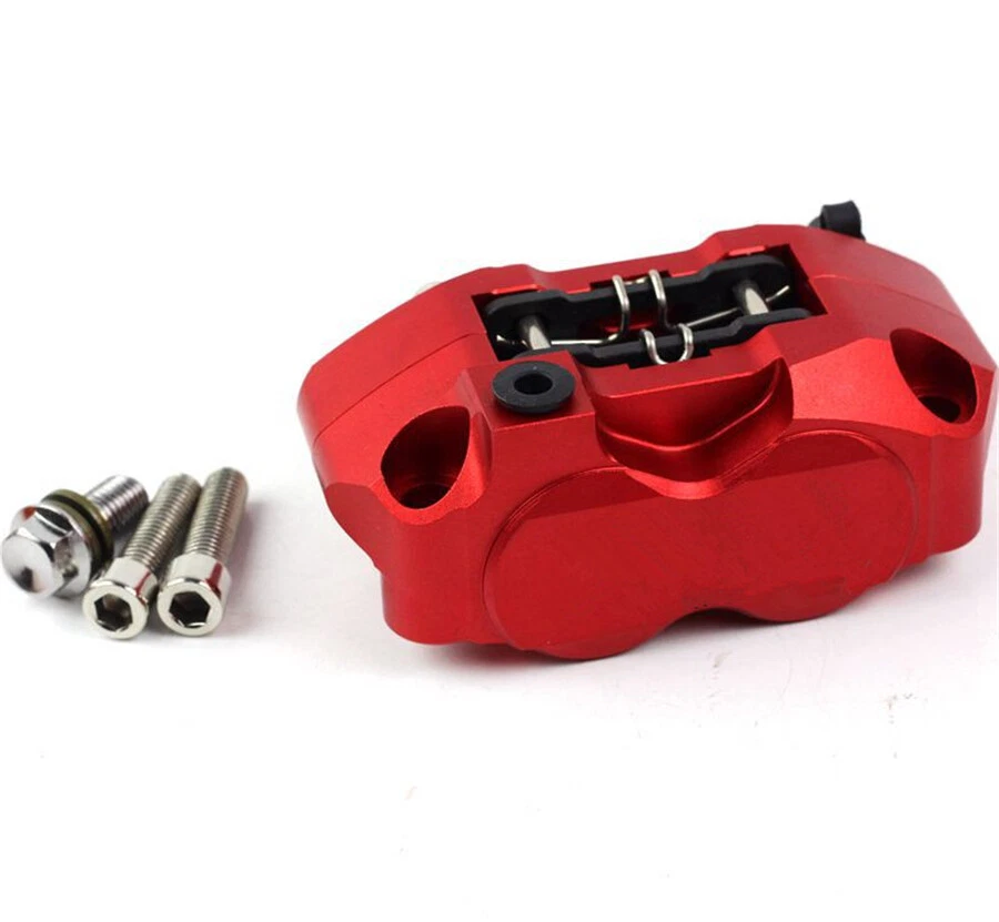 Motorcycle Brake Caliper Front Rear Disc Brake Master Cylinder Adapter 4 Piston - Image 4 of 4