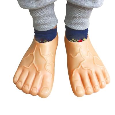 Fake Feet Slippers For Big Feet Skeleteen Halloween Yeti Big Foot